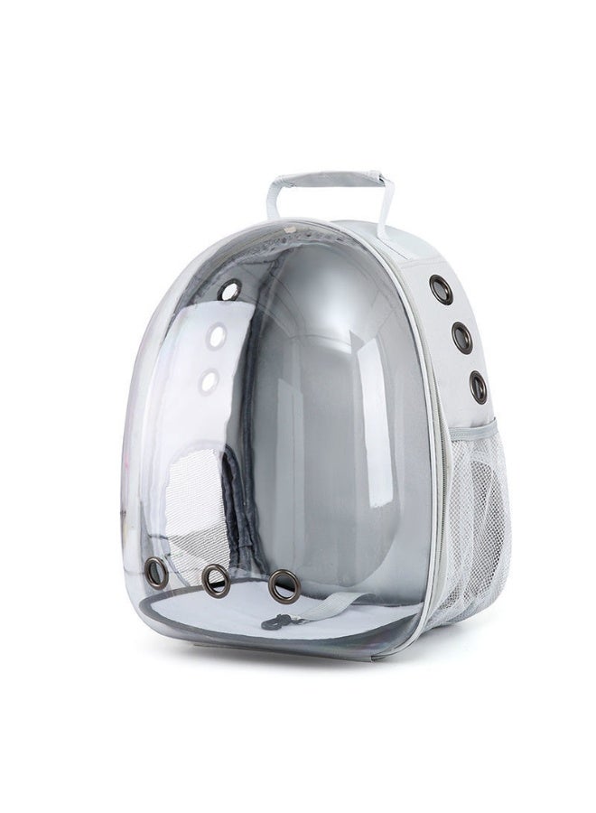 Diomos Pet Backpack Carrier with Harness Backpack with Bubble Clear Front for Cats, Small Dogs, Bunnies etc with Harness Included, Pet Carrier for Traveling, Walking, Hiking and Outdoor Activities - Image 3